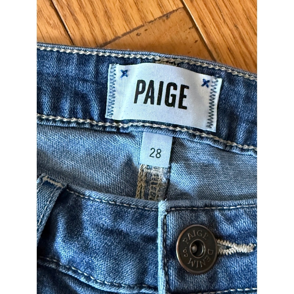 PAIGE Verdugo Ultra Skinny‎ Jeans Corbin Dark Blue Wash Womens Size 28